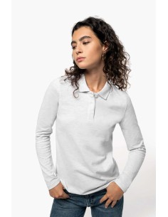 K-KA244-LADIES' LONG-SLEEVED POLO SHIRT 2